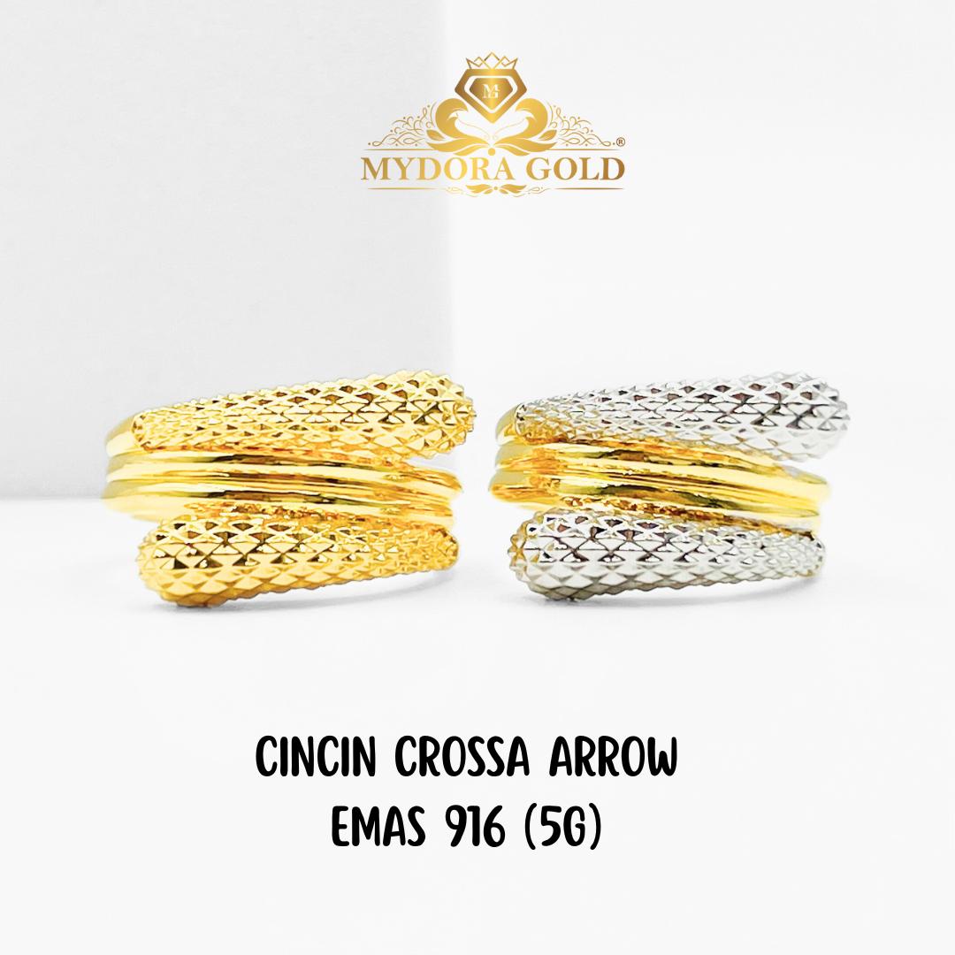 MYDORA Cincin Crossa Arrow (5G) l EMAS 916/ 22K