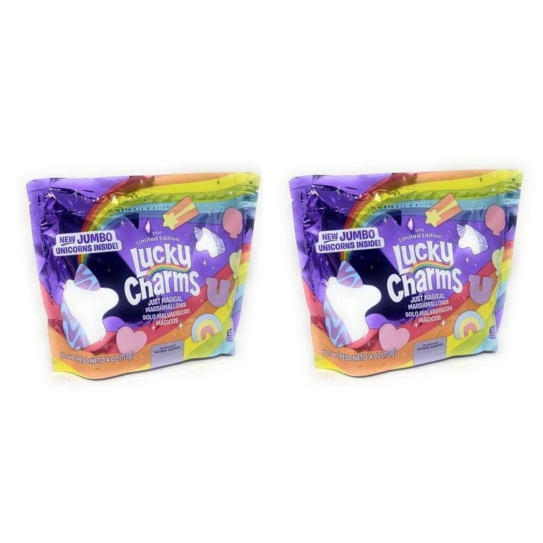 美國直送 Lucky Charms Just Magical Marshmallows with Jumbo Unicorns 1 set 2包