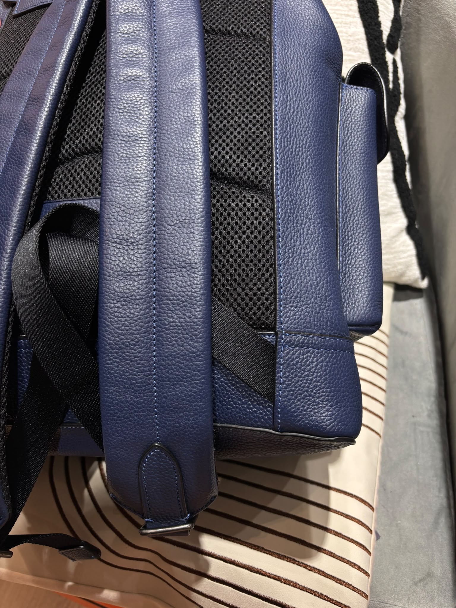 Coach Backpack calfskin 100%Authentic, 98%new ✅Dust bag