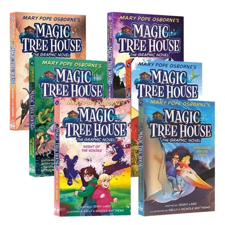 Magic Tree House Comics 神奇樹屋漫畫版 全彩冒險 橋梁章節故事｜6 books｜點讀版