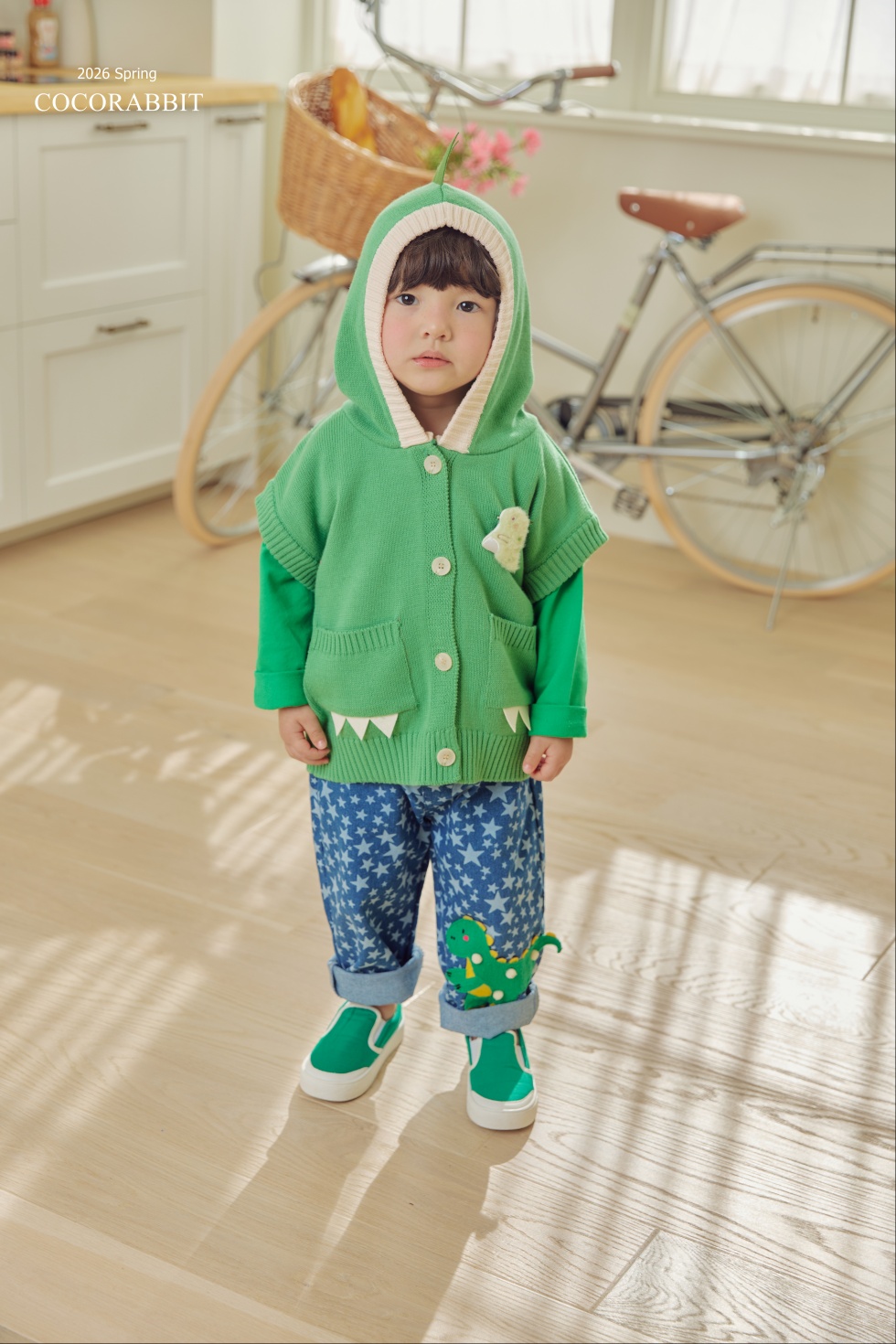 恐龍針織背心 (內搭需另配)