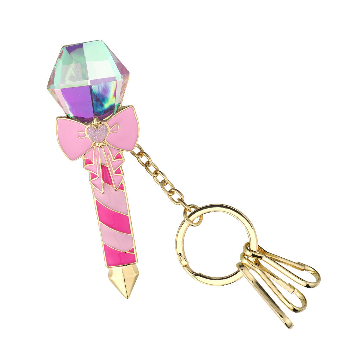 星夢學園 Aikatsu! 夾型鎖匙扣 星夢學園手機/水晶Mic #P-AKG0302 [BANDAI] (PRE-ORDER) [2026/08]