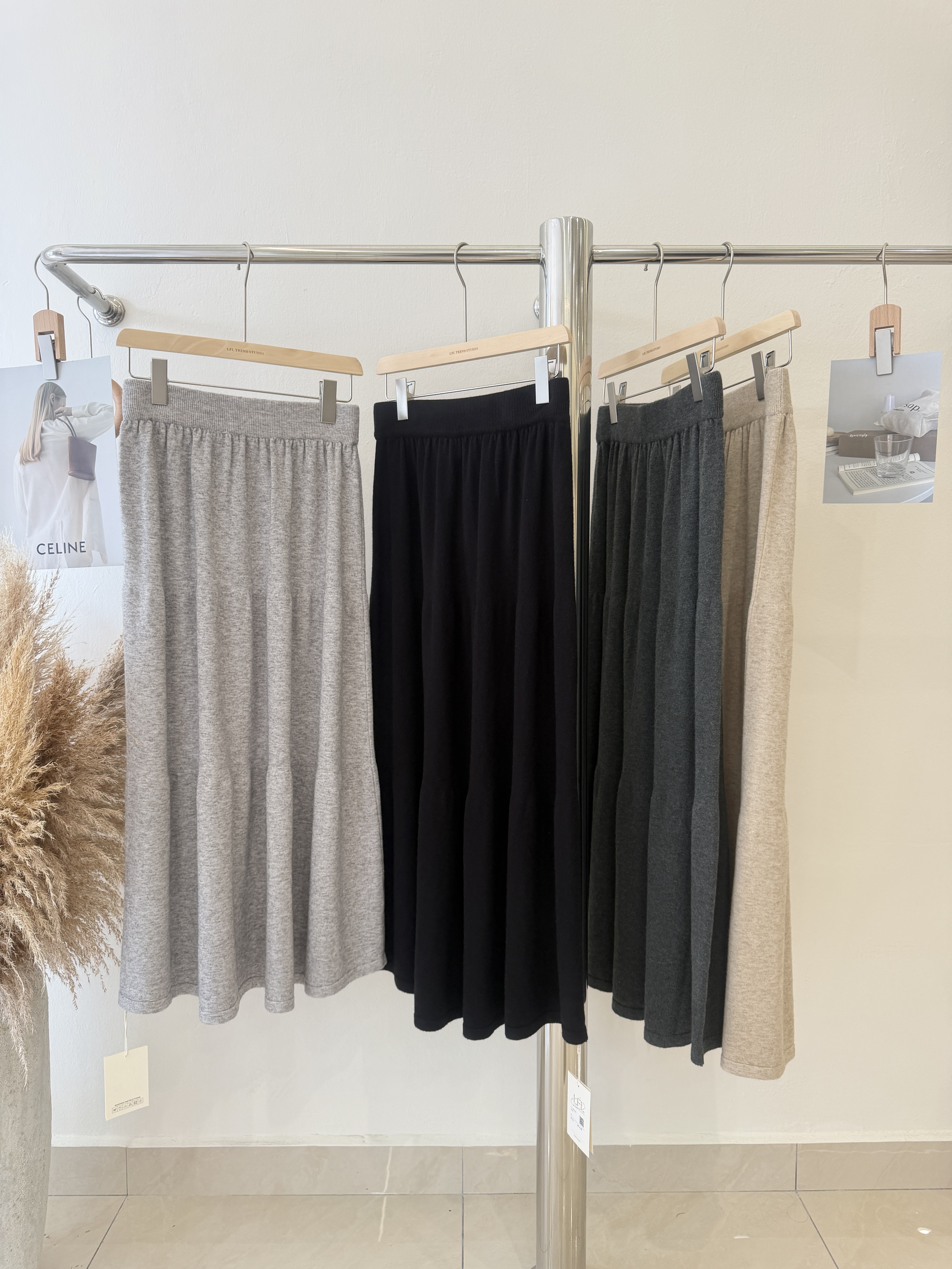 6328 爆款百搭针织长裙