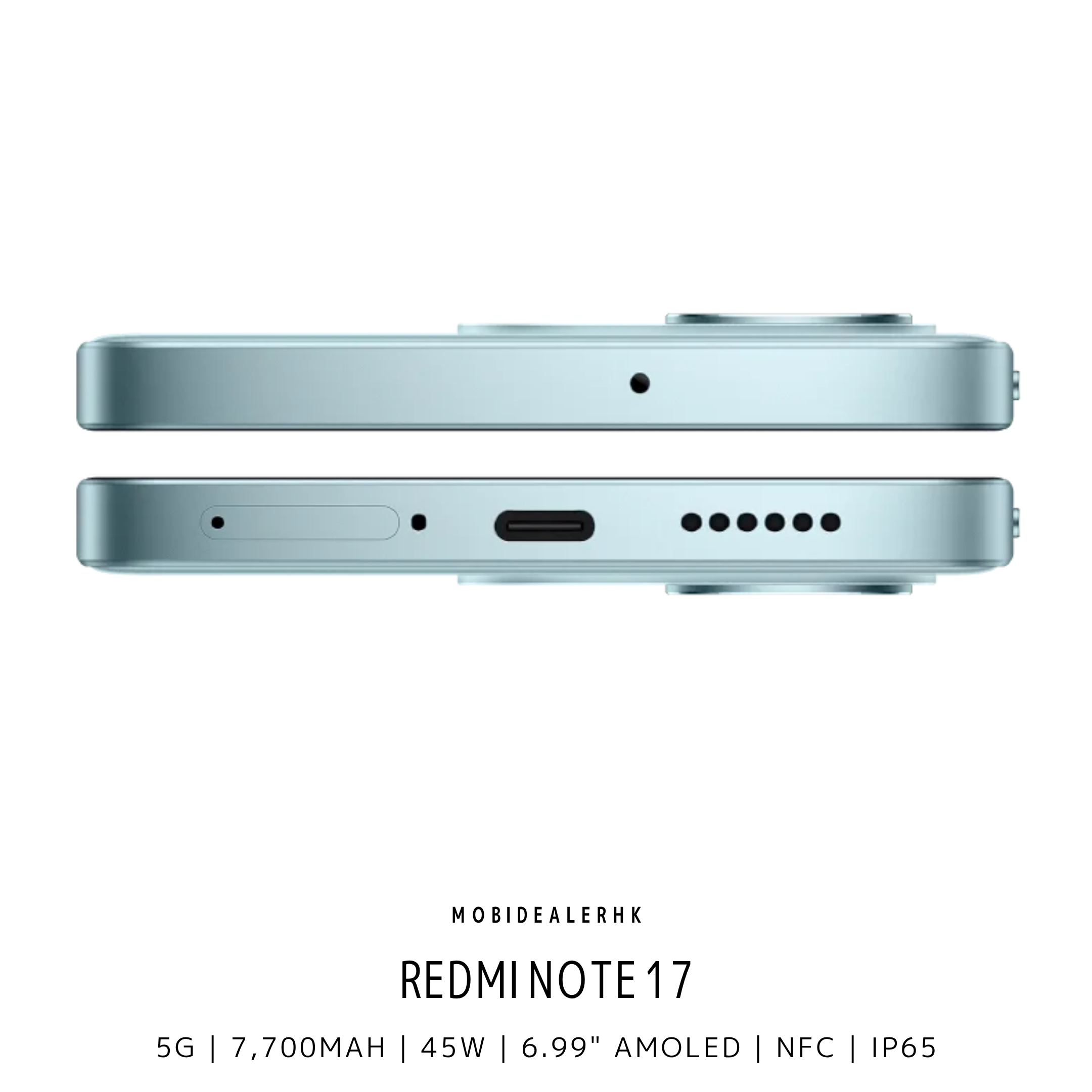 Redmi Note 17 | 紅米 Note 17 | 5G | 智能手機 | 7700mAh大電量 | 45W快充 | 6.99"FHD+ AMOLED | IP65防水
