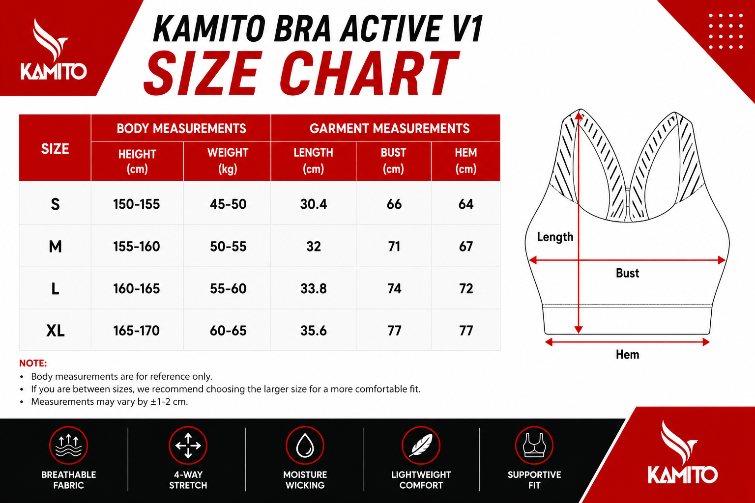 Kamito Sport Bra Active V1.1