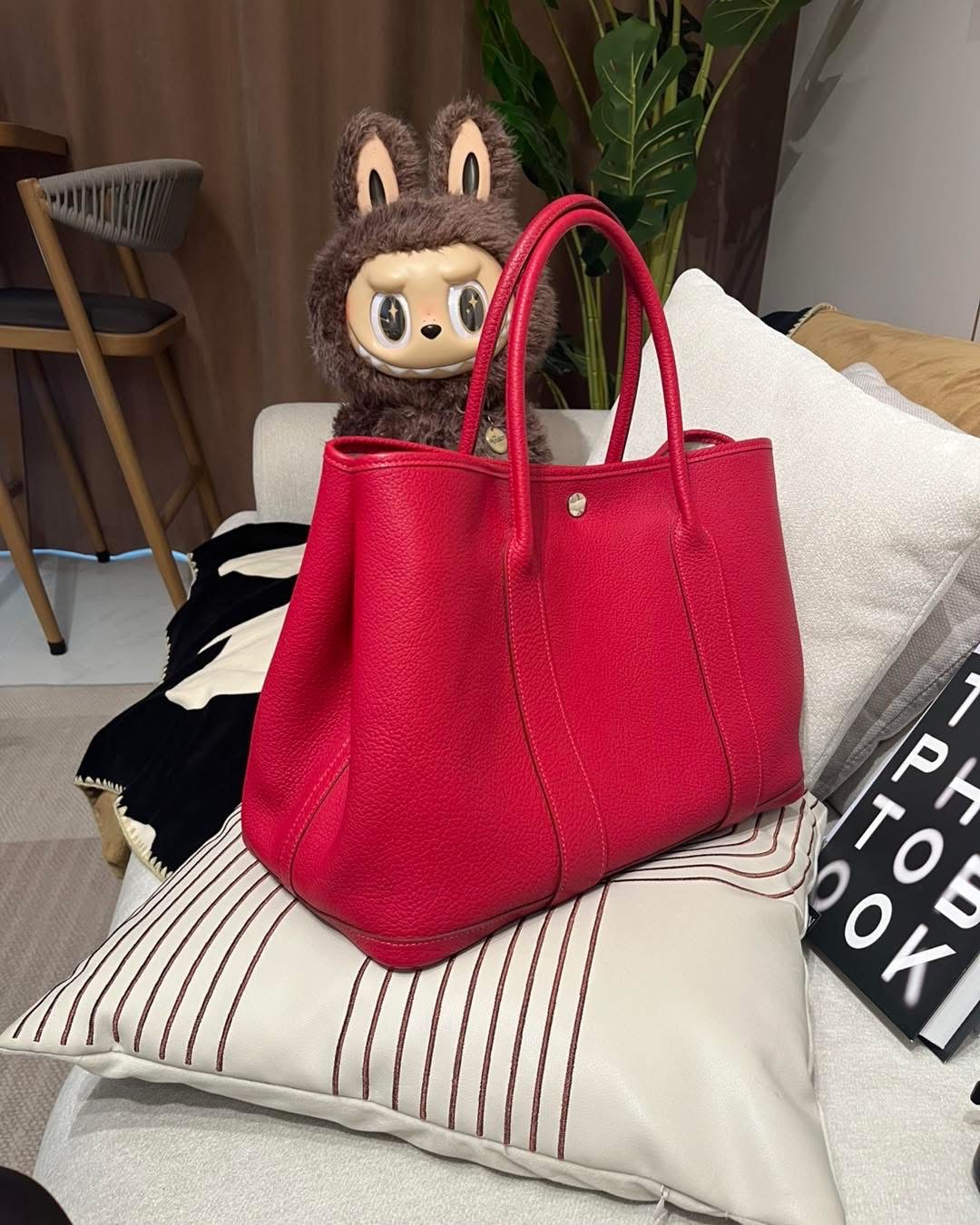 Hermes Garden Party 36 Stamp T 100%Authentic, 95%New ✅Dust bag