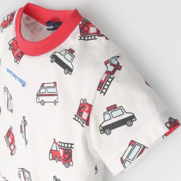 🆕【⭐訂購⭐】🇯🇵 日本直送🌀消防車🚒救護車🚑警車🚓印花 #日本製 短袖Tee🌀[ELDA-0095][260510]