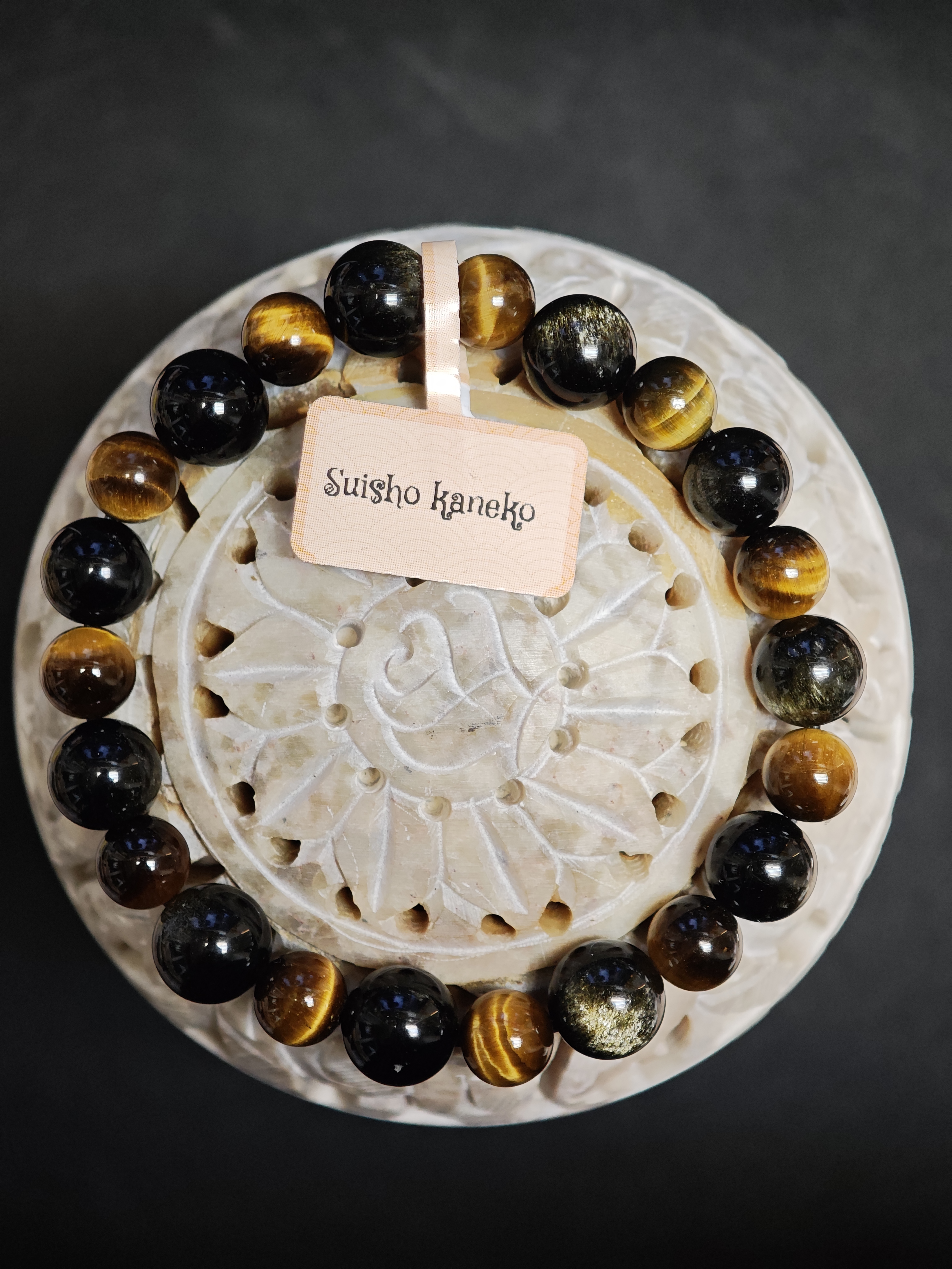 ✨新品DIY水晶手串💫🟡金曜石&🟡黃虎眼石✨