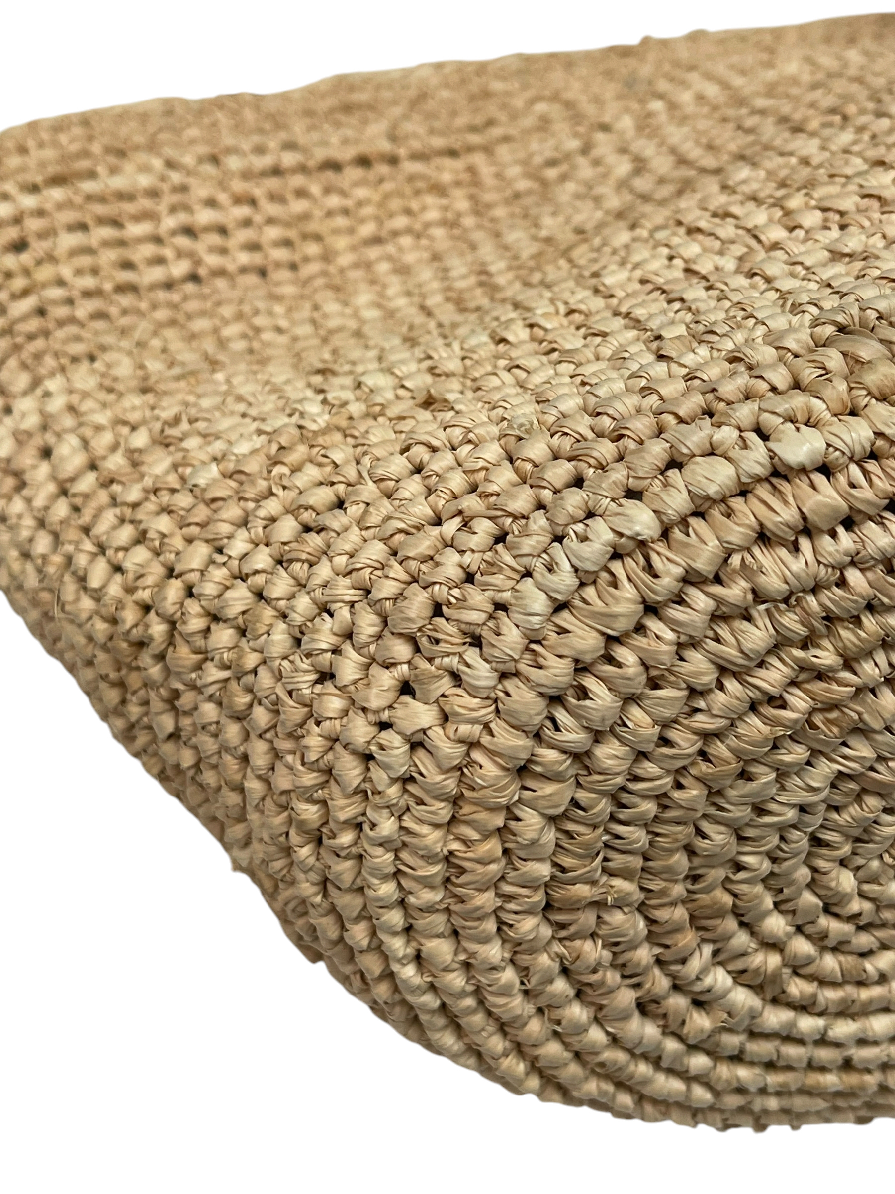 Pre-Owned LOEWE Paula's Ibiza Slit Raffia And Leather Tote Bag / Product Code: 26050221