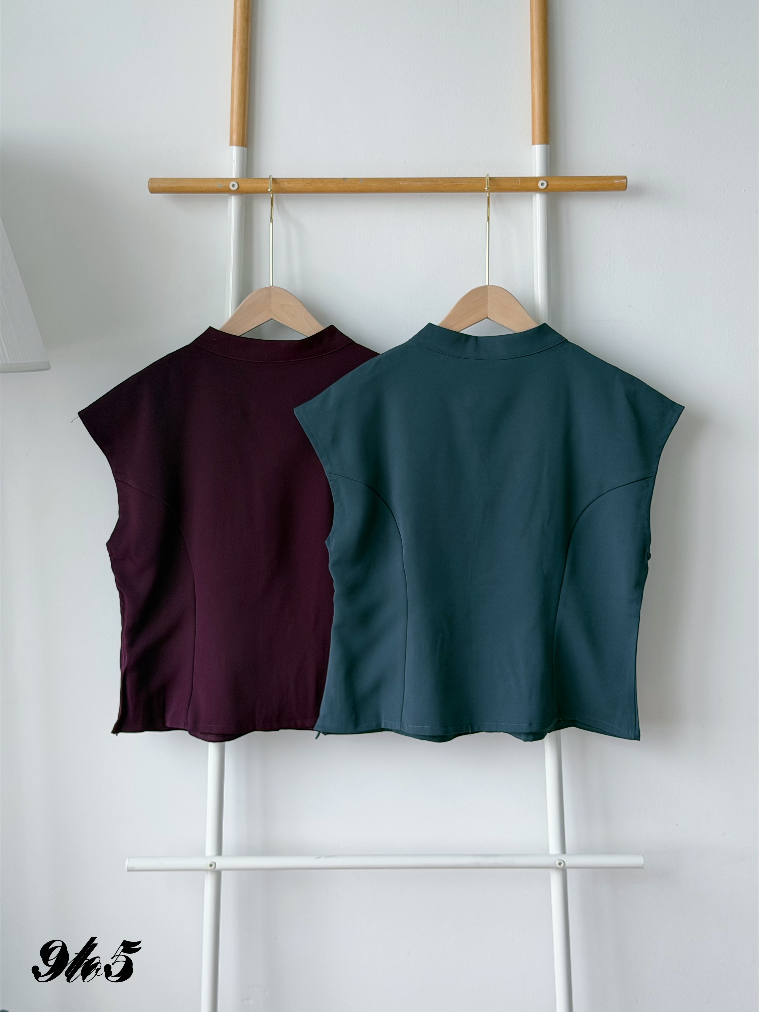 T4531 Cape Sleeve V Neck Shirt - 3 Colors 