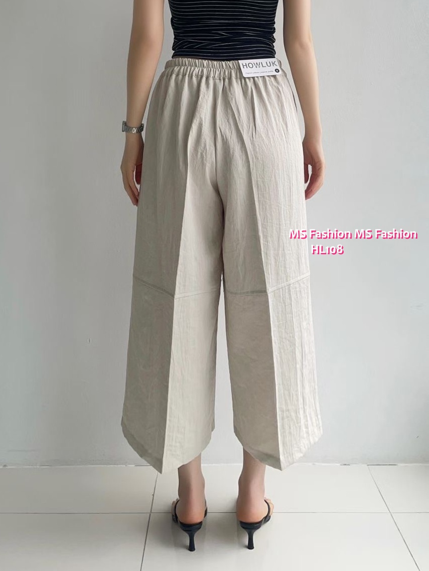 HL108 韓國🌼Howluk七分闊褲