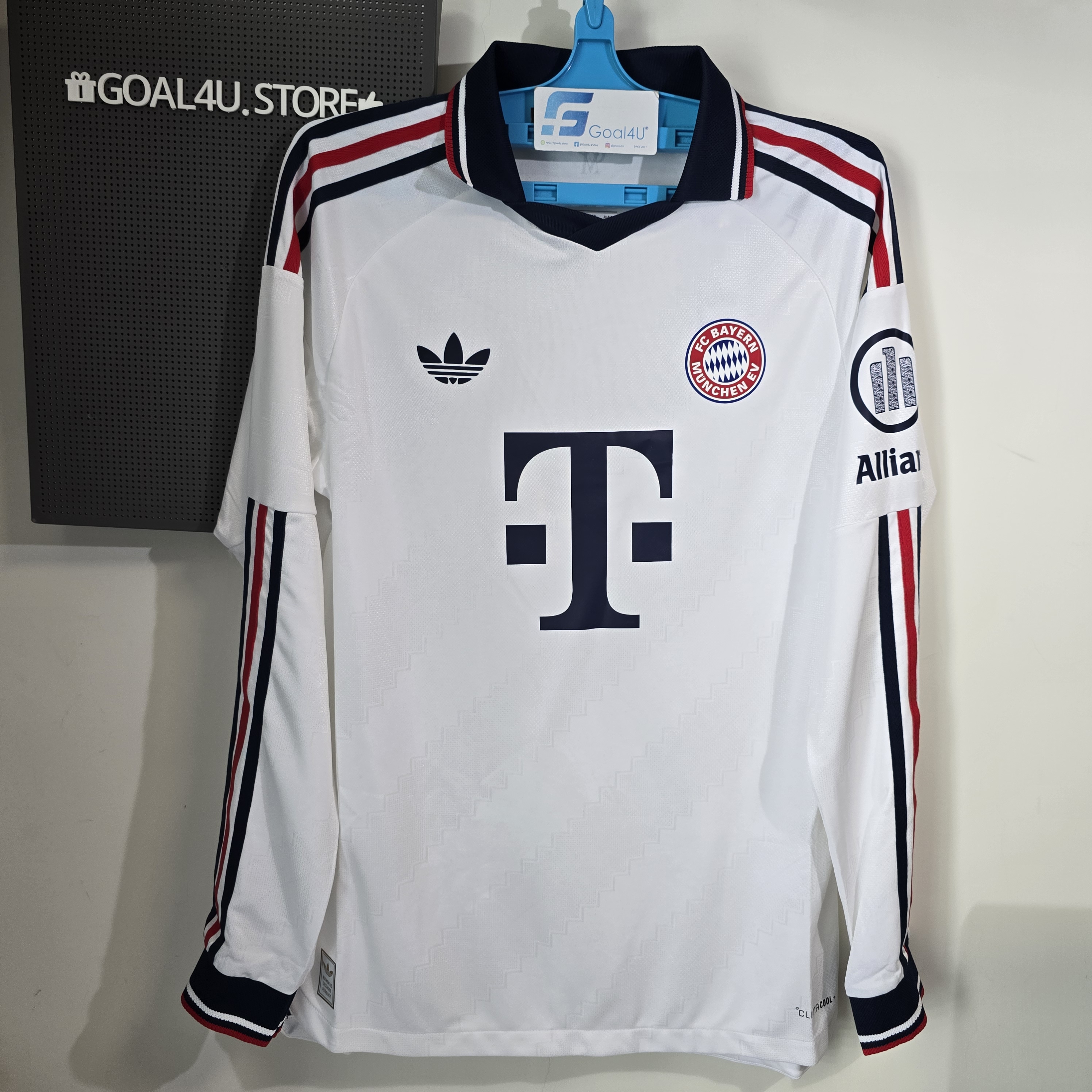 Adidas Bayern Munich 拜仁慕尼黑 2026-27 作客長袖球員版球衣 (可加印字) KE8583