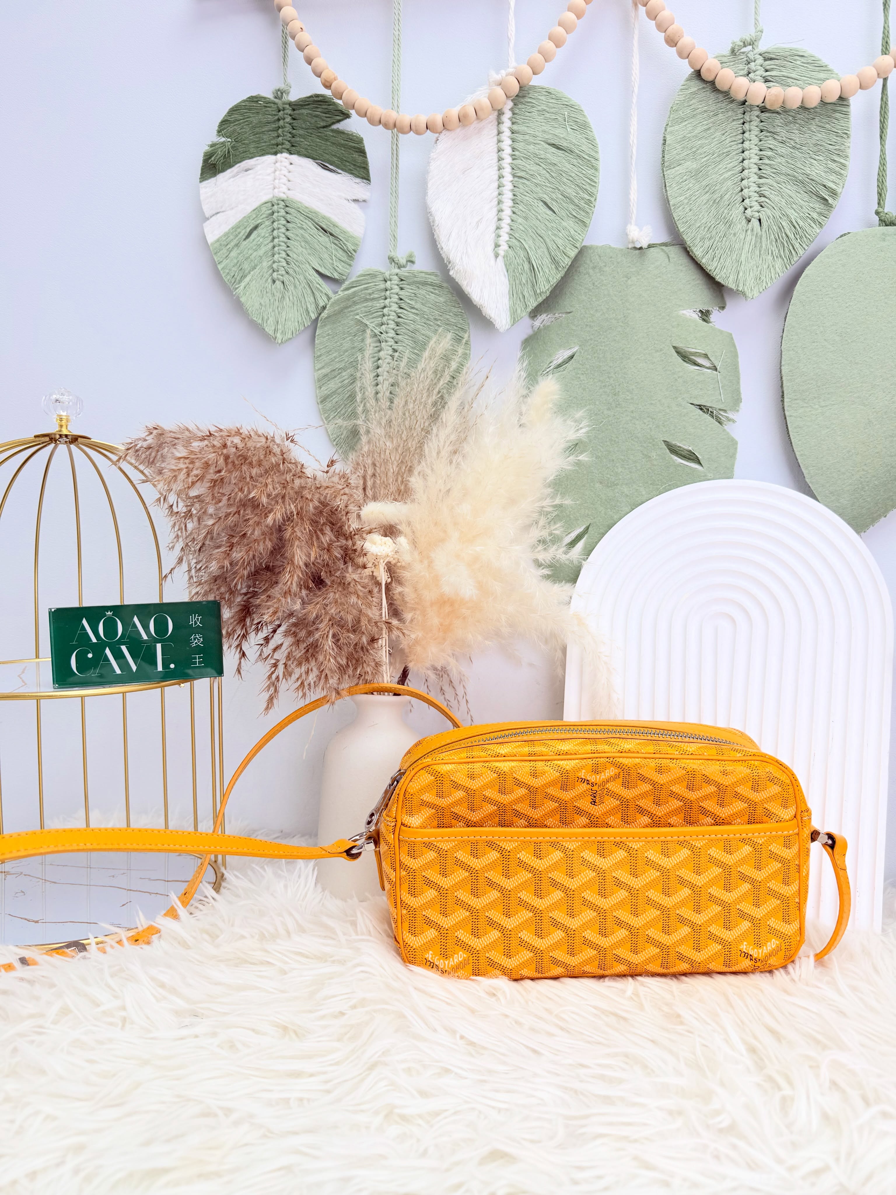 Goyard👜 PRE OWNED 🛍️黃色相機包🧡💛