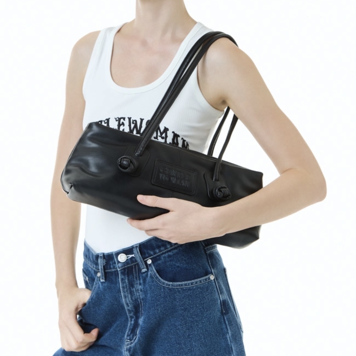 預購 | 🇹🇭GENTLEWOMAN ⭐PU SLINKY BAG(BLACK) BG1099-1