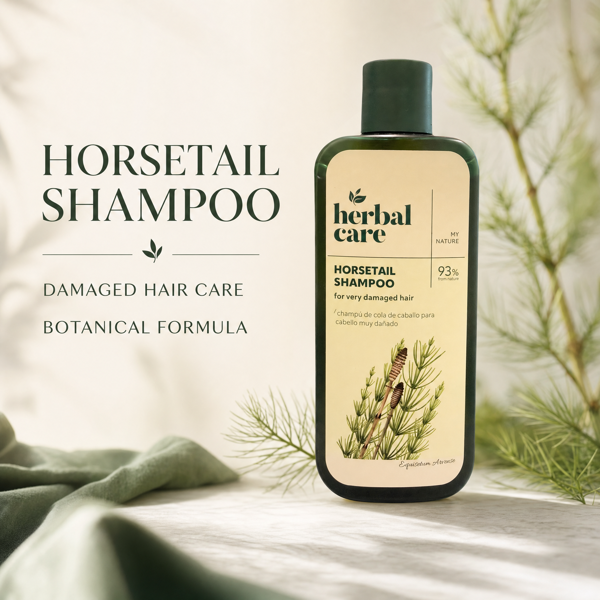 FARMONA - Herbal Care Horsetail Shampoo 330ml 草本馬尾草洗髮水 330ml