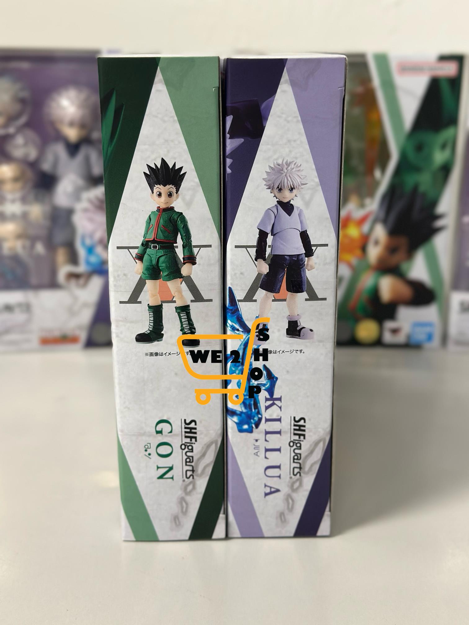現貨發售⭐ BANDAI SHF 全職獵人 小岡 + 基路亞 (BAN-67371) (BAN-67372) HUNTER X HUNTER GON + KILLUA s.h.figure