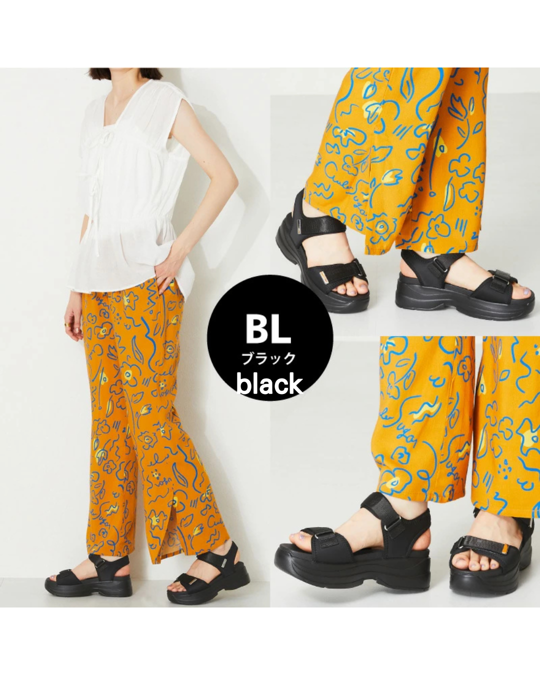 日本代購【 2026新商品 日本直送 ORiental TRaffic 超輕量厚底魔術貼運動涼鞋 Lightweight Platform Sports Sandals 】