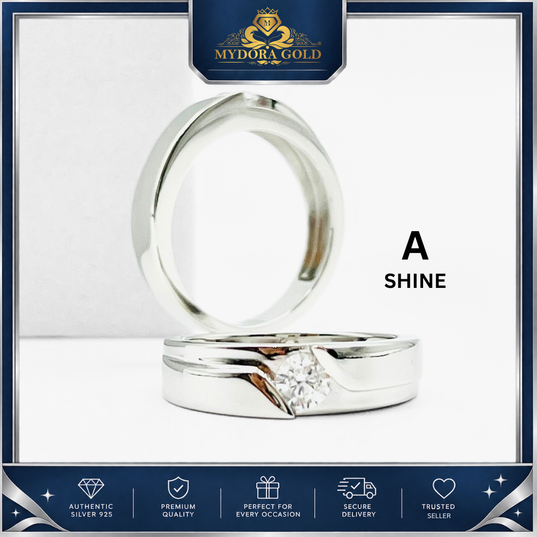 MYDORA 925 Silver Ring - Cincin Destiny Line Collection