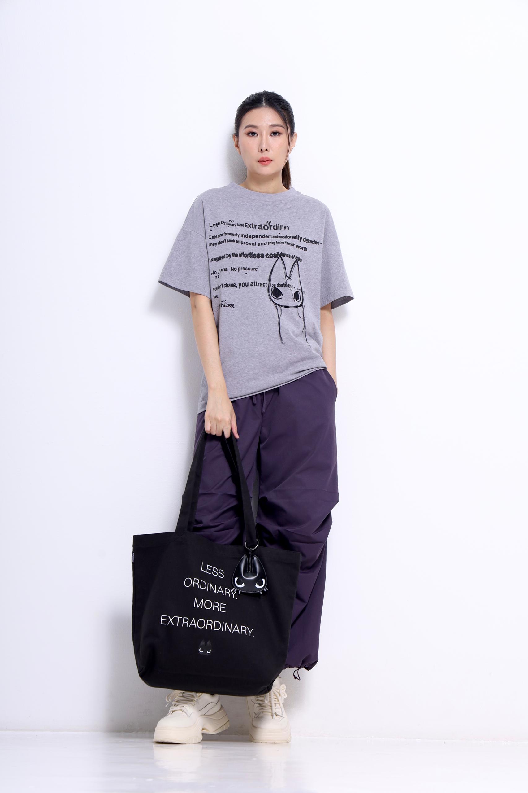 CB2662 OMO X LETTERS OVERSIZED TEE