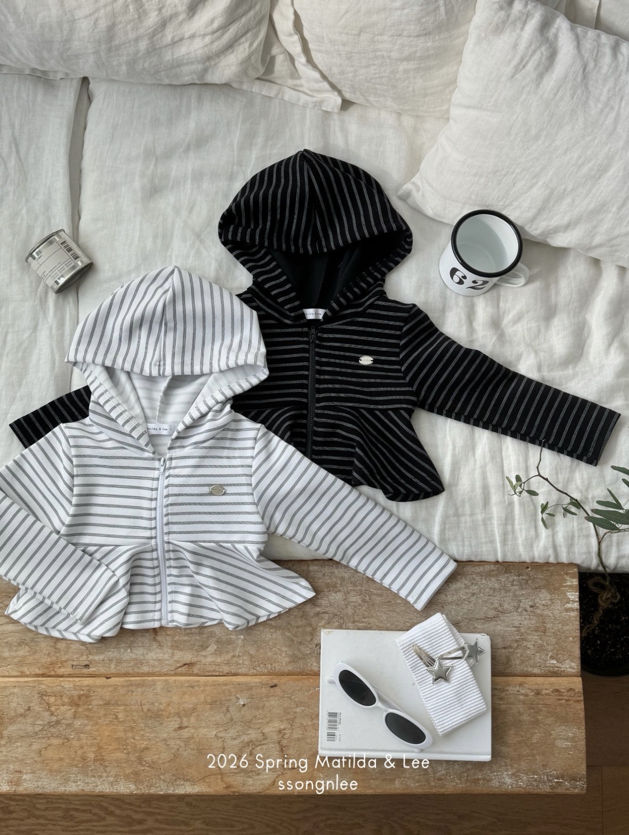 🇰🇷Matilda&Lee hood zipup