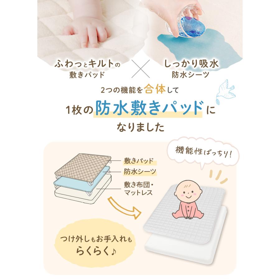 🔥🔥【日本直送《KERATTA》純綿毛巾面單人防水防蟎保潔墊 100x200cm】