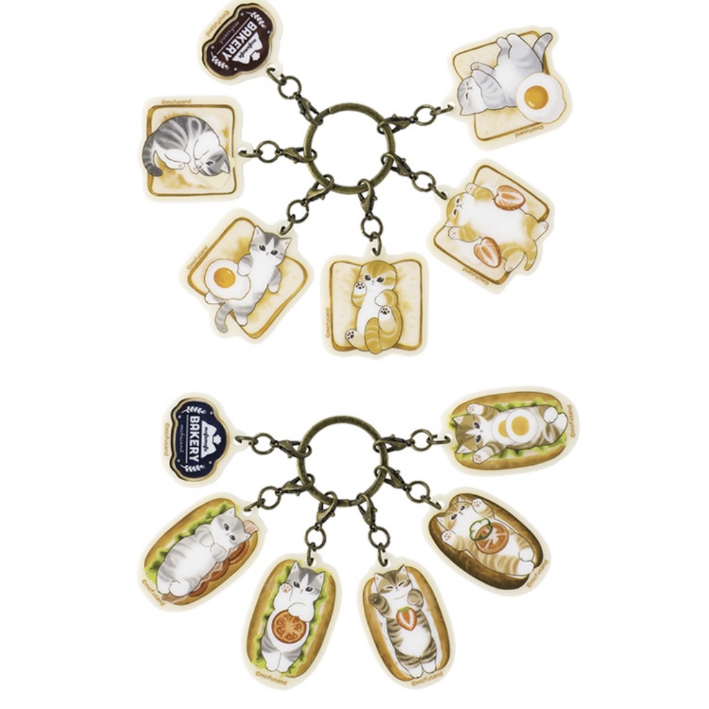 Mofusand 鯊魚貓 匙扣套裝｜預訂