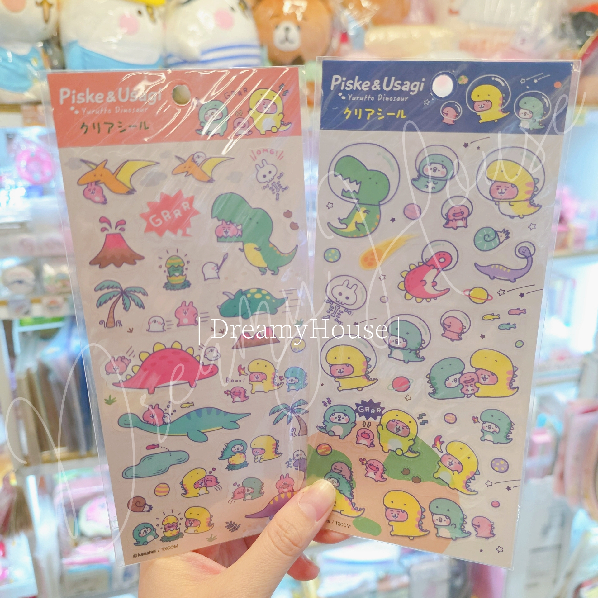 日本 kanahei 🦖Yurutto Dinosaur🦕 貼紙