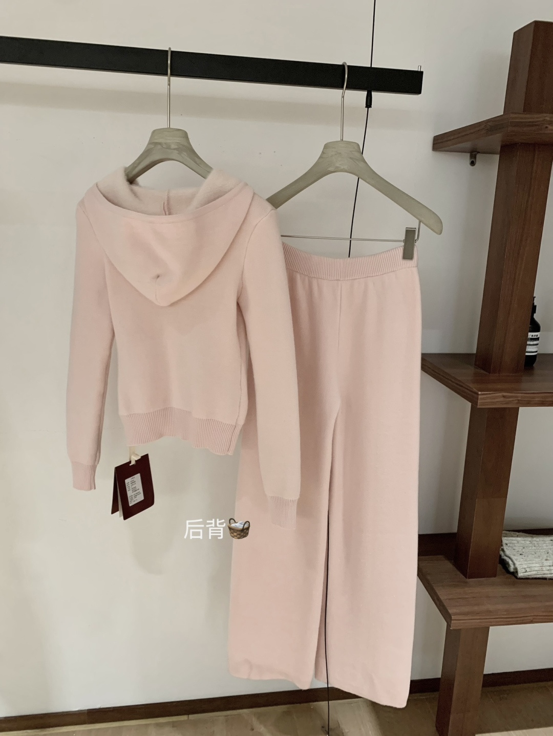 1712 HOODED ZIP-UP KNIT SET 连帽拉链针织套装