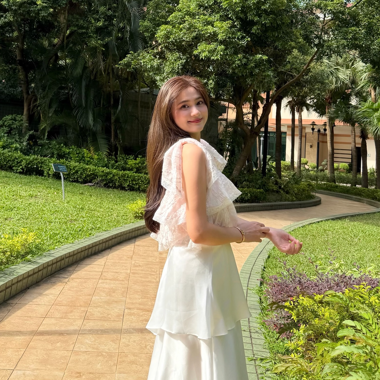#HANNA-made# The Afternoon Tiered Blouse