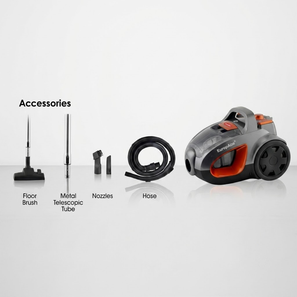 EuropAce 2000W Super Cyclone Vacuum Cleaner EVC 3201W QU 