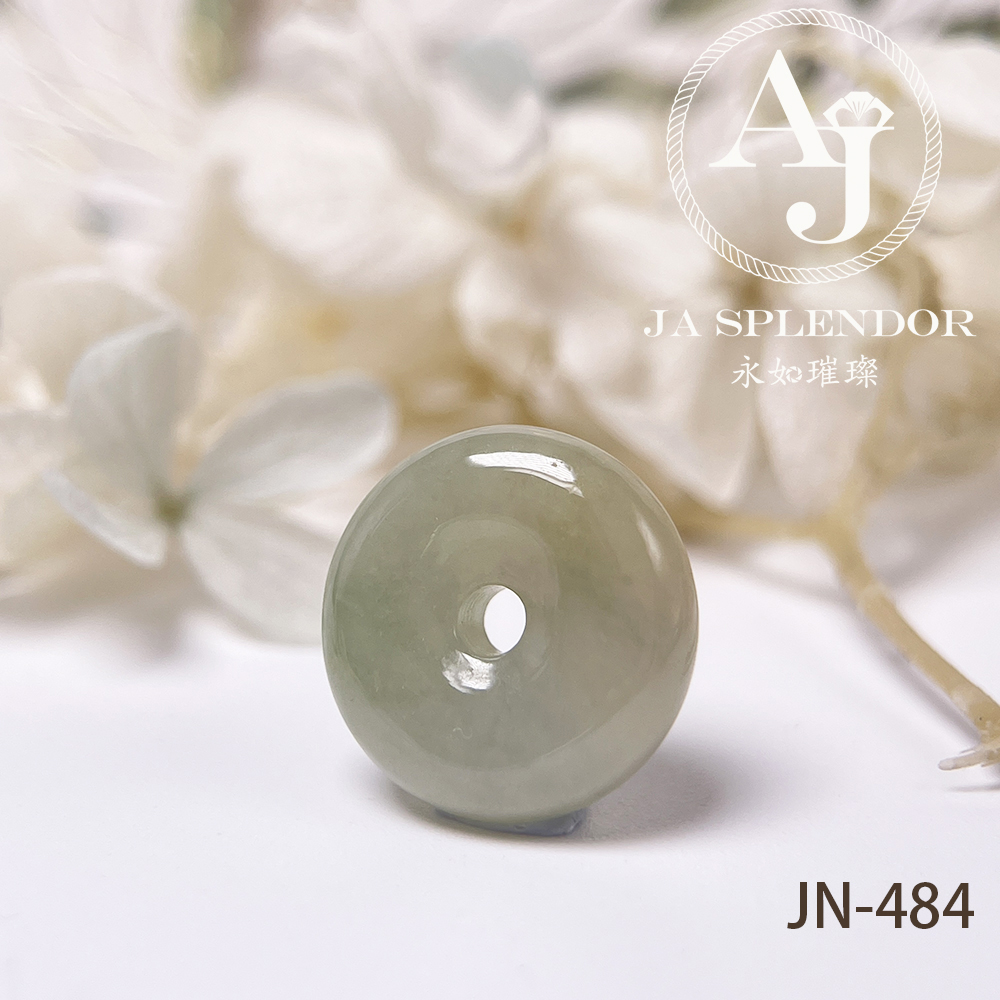 JN-481/484/495 天然翡翠A玉 冰潤秋香黃小平安扣