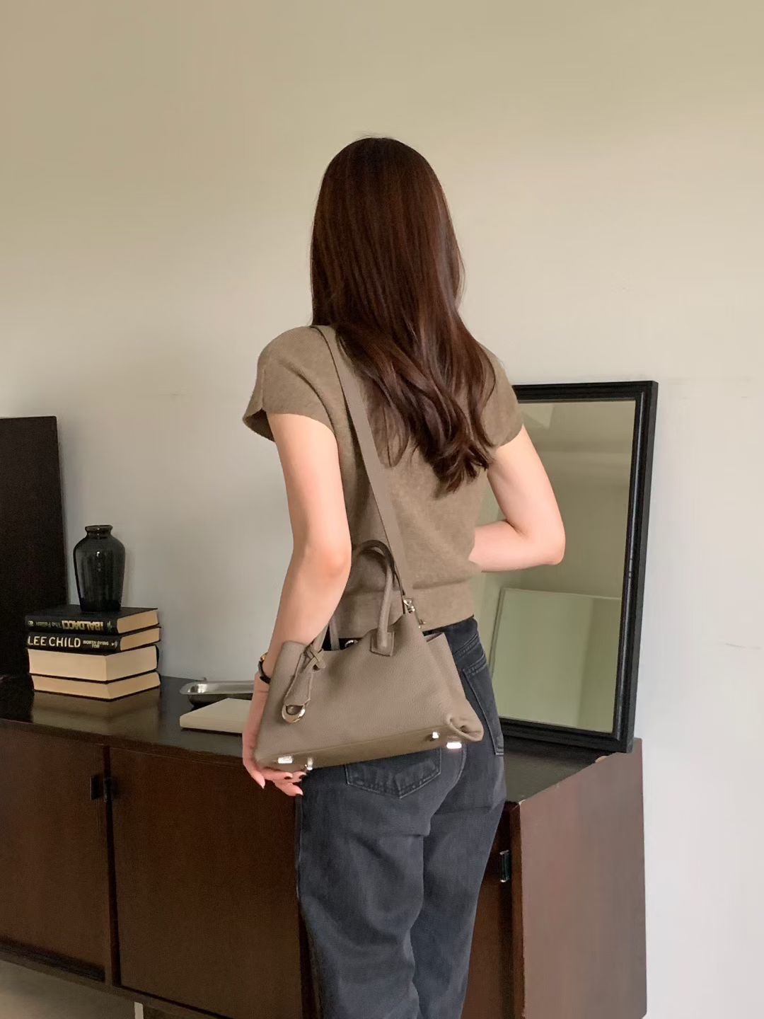 DM03_05  長柄橫Tote (4色)