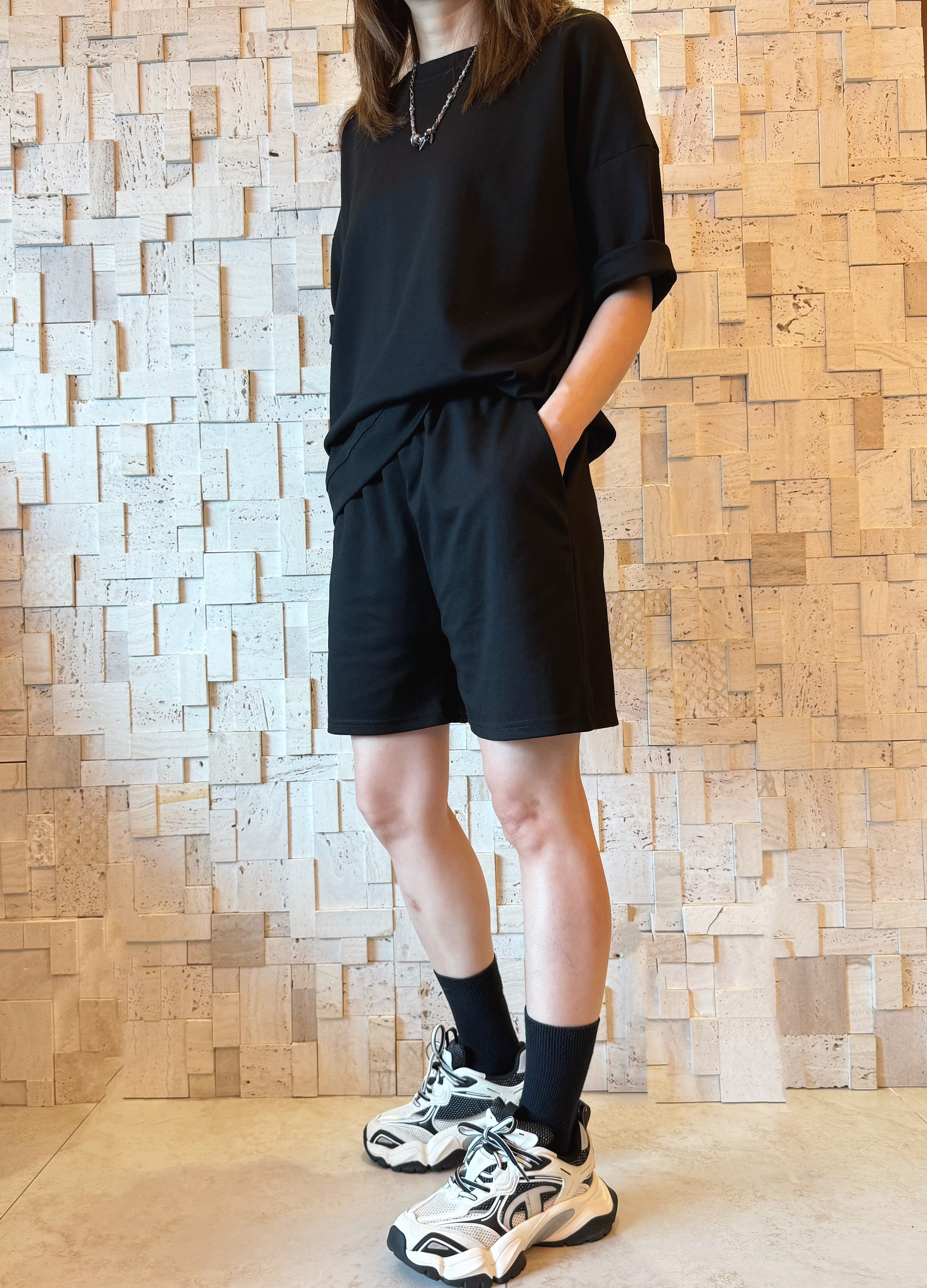 S00359 棉料短褲套裝