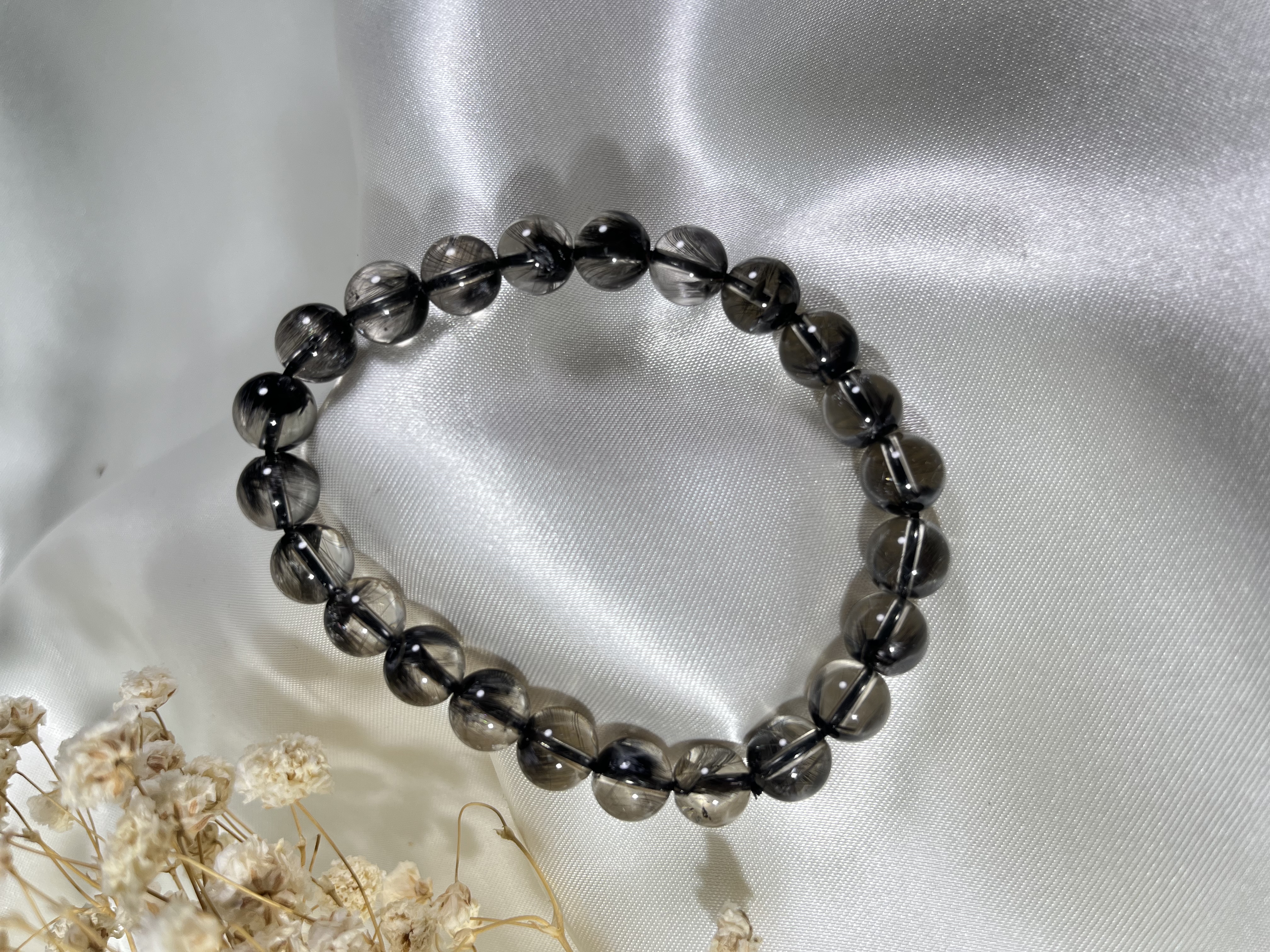 高品質透體黑銀鈦 8mm+