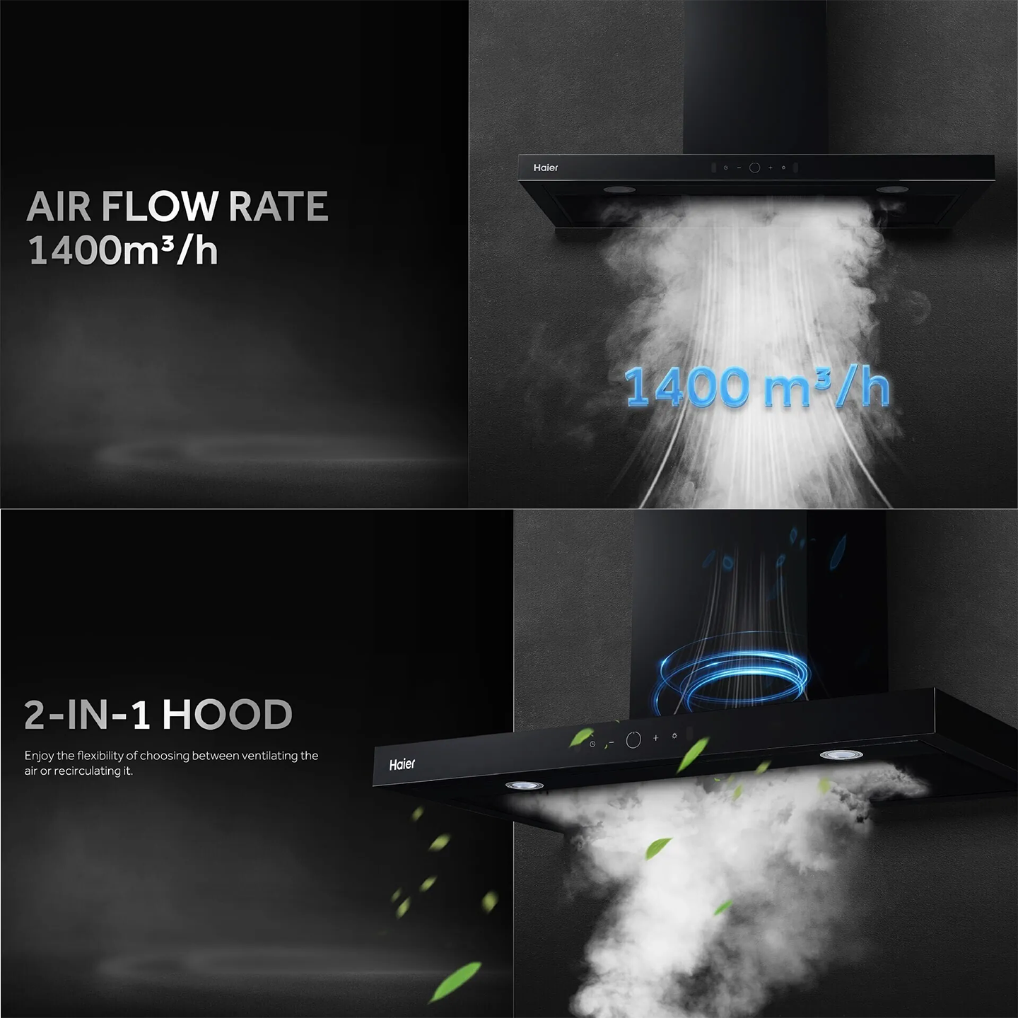 Haier T-Shape Range Hood (HH-T1902GBR)