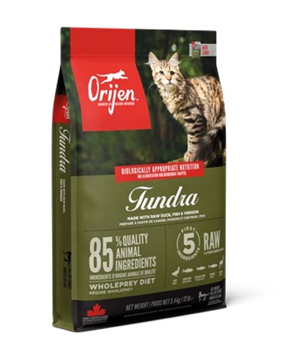 Orijen 渴望 無穀物全貓糧系列 凍原配方 （1.8Kg / 5.4Kg）