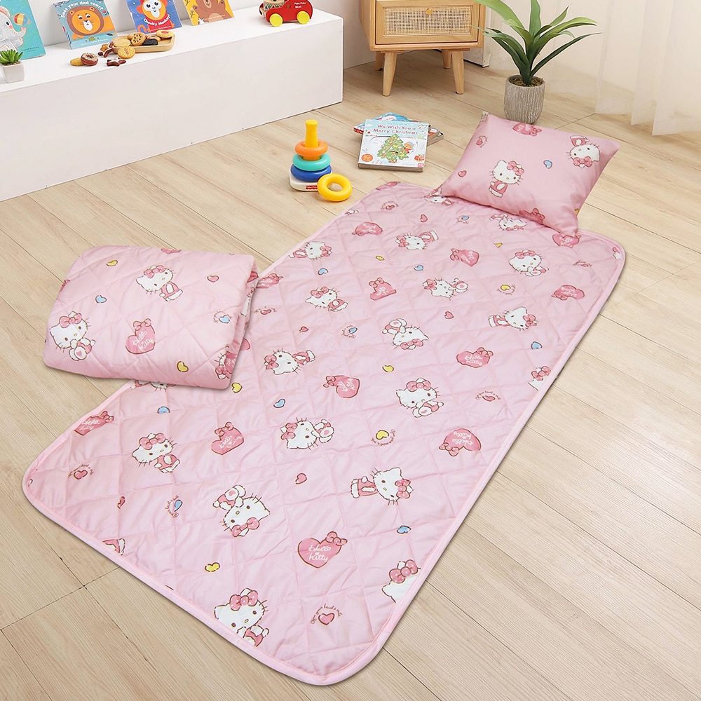 【台灣】SANRIO 兒童三合一睡墊組（KITTY）