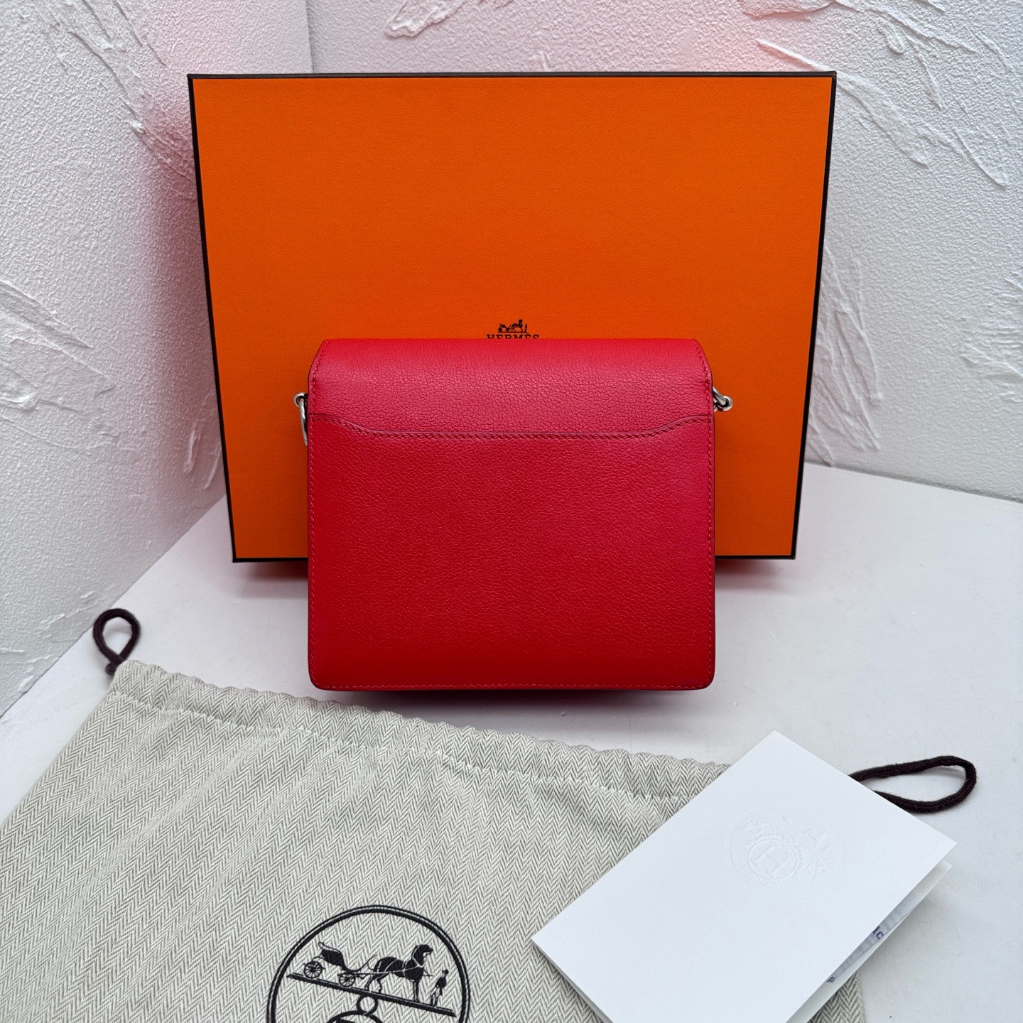 Pre owned hermes roulis mini stamp X/ Y08211