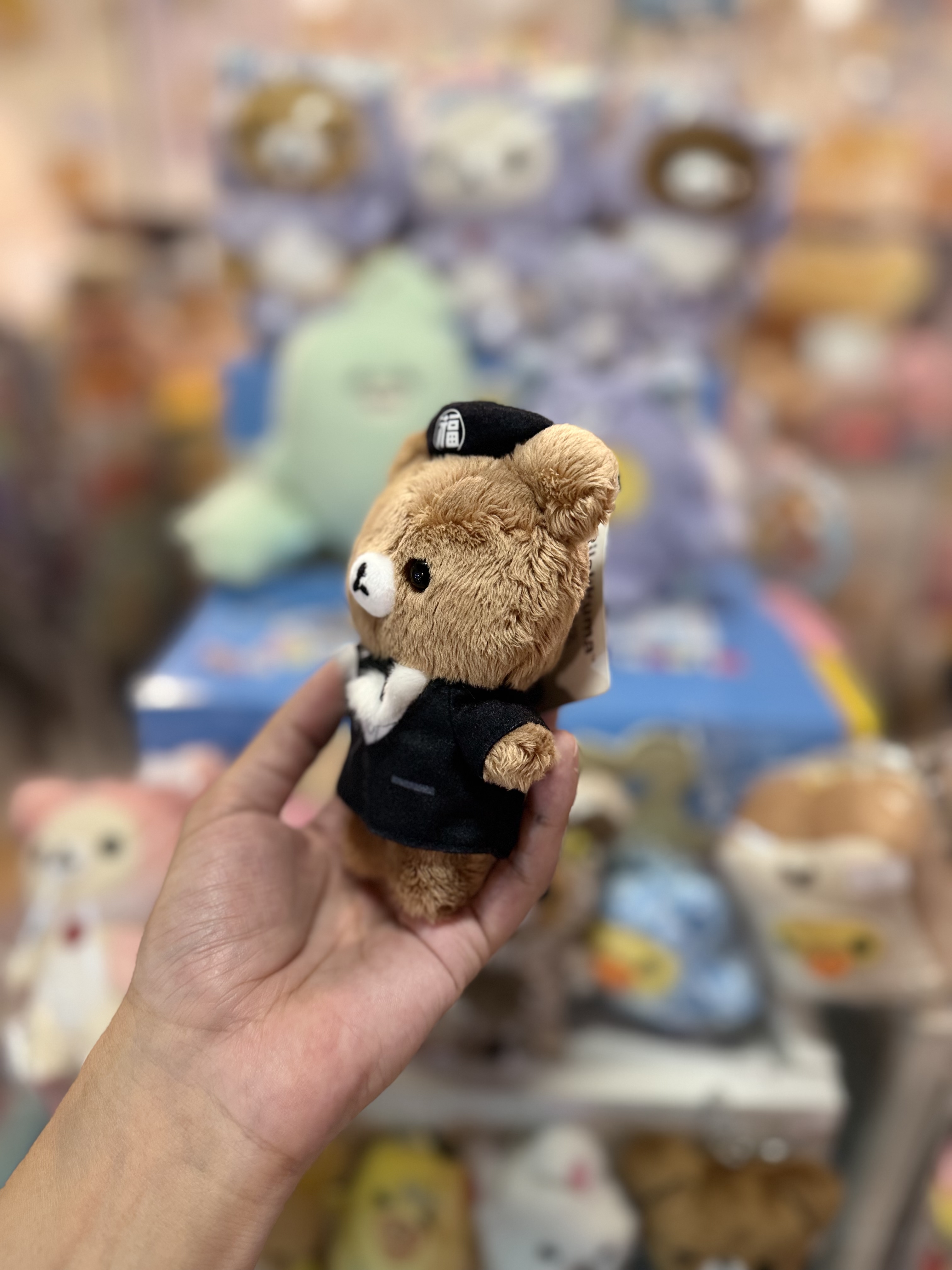 《現貨》全新日本Rilakkuma x 丸福珈琲店店員造型掛飾