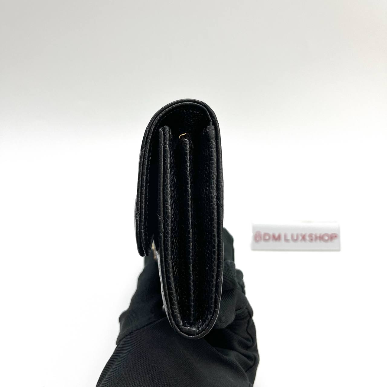 Chanel Classic Flap Black Caviar Long Wallet GHW (Serial 31)