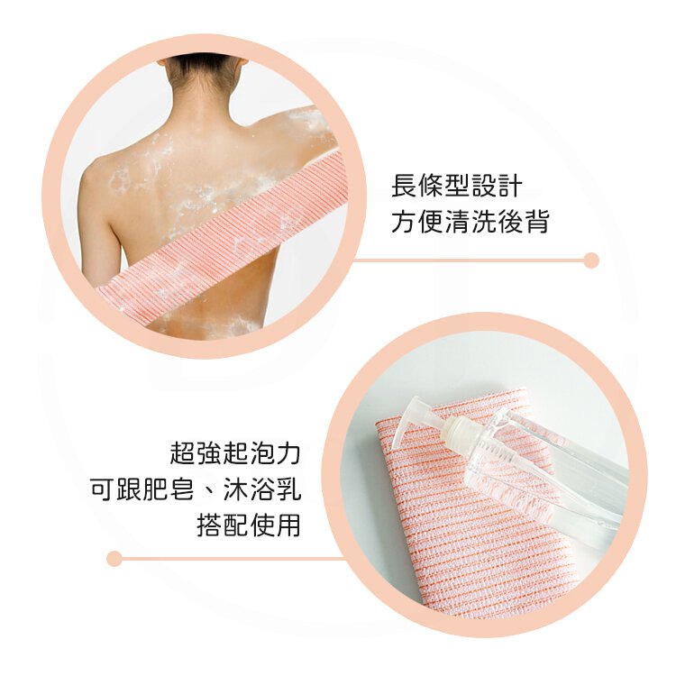 韓國 IFUNID ILYNN 雙色搓澡巾：溫和去角質，打造光滑肌膚