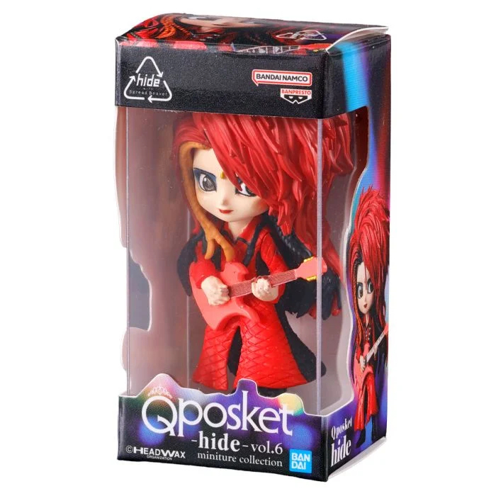 Hide X JAPAN QPosket包裝公仔收藏 扭蛋（全4種）figure