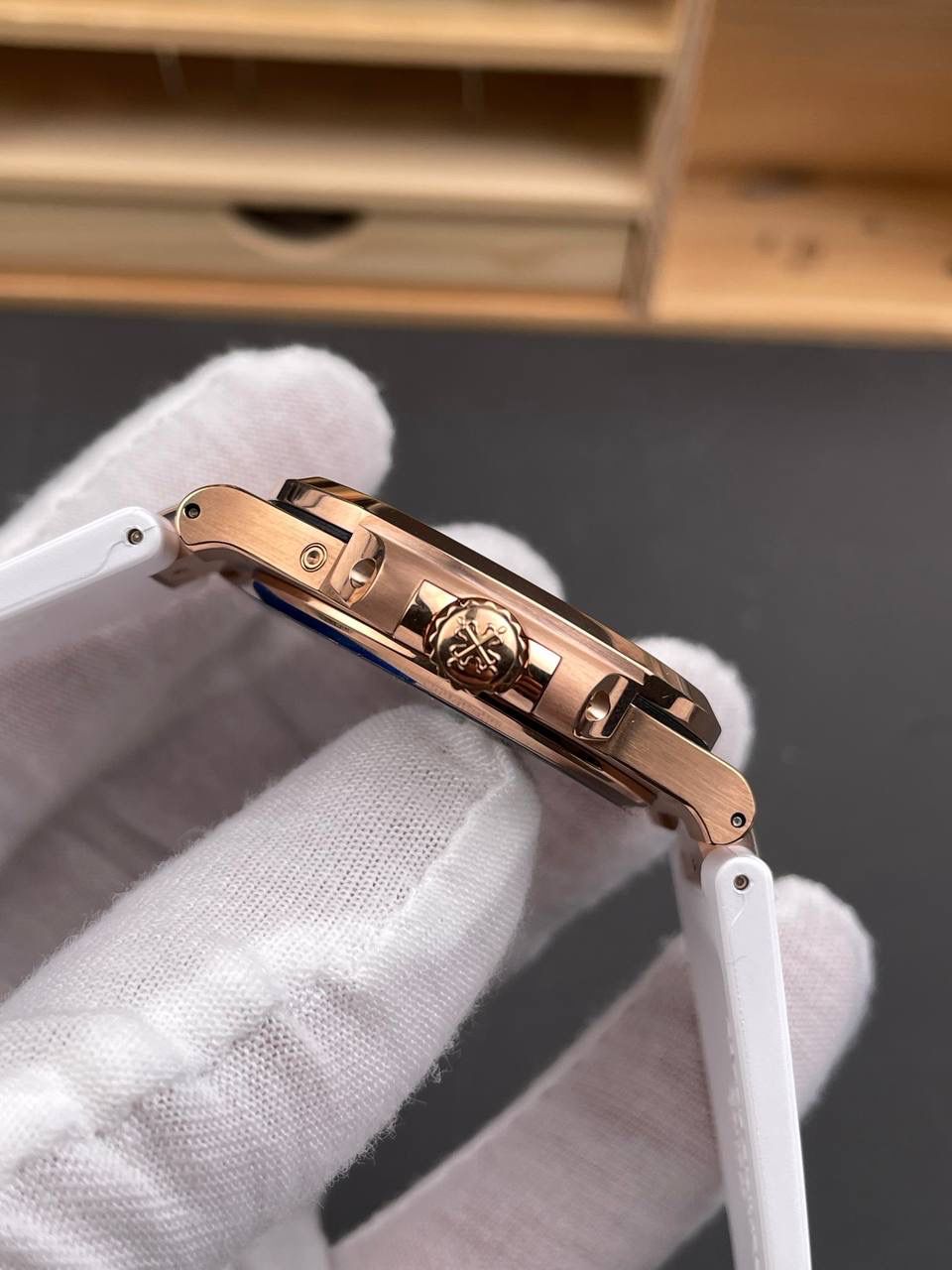 百达鹦鹉螺5712 玫金黑褐盘/40mm/240机/白胶带款🔥🔥