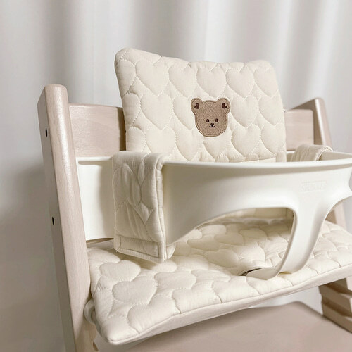 dot to dot 愛心絎縫stokke tripp trapp暖屁屁餐椅套件