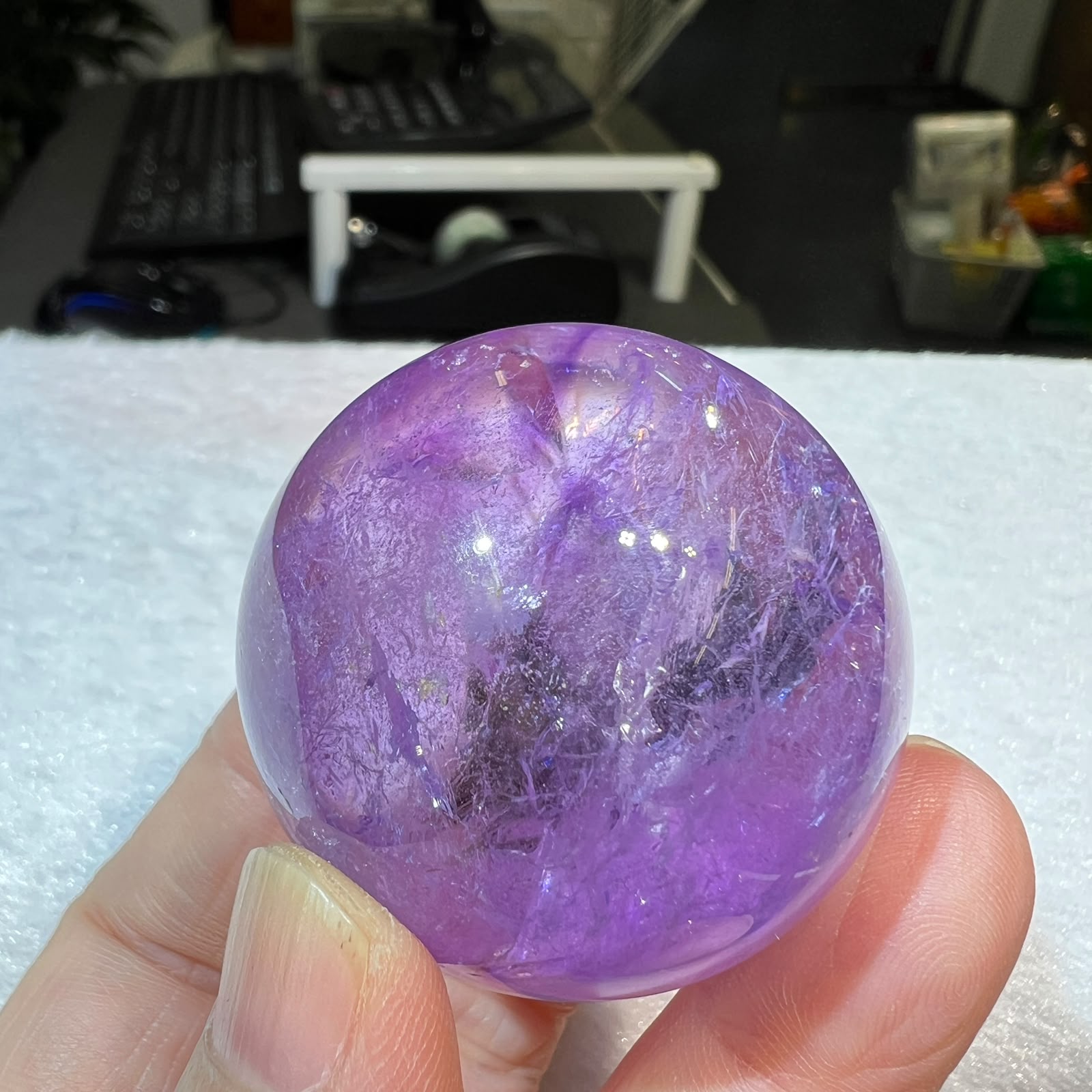 紫水晶球 4cm+/- (不連座)#CA0061