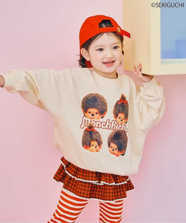 Monchhichi 蒙奇奇親子Hoodies 日本兒童 80-140cm 