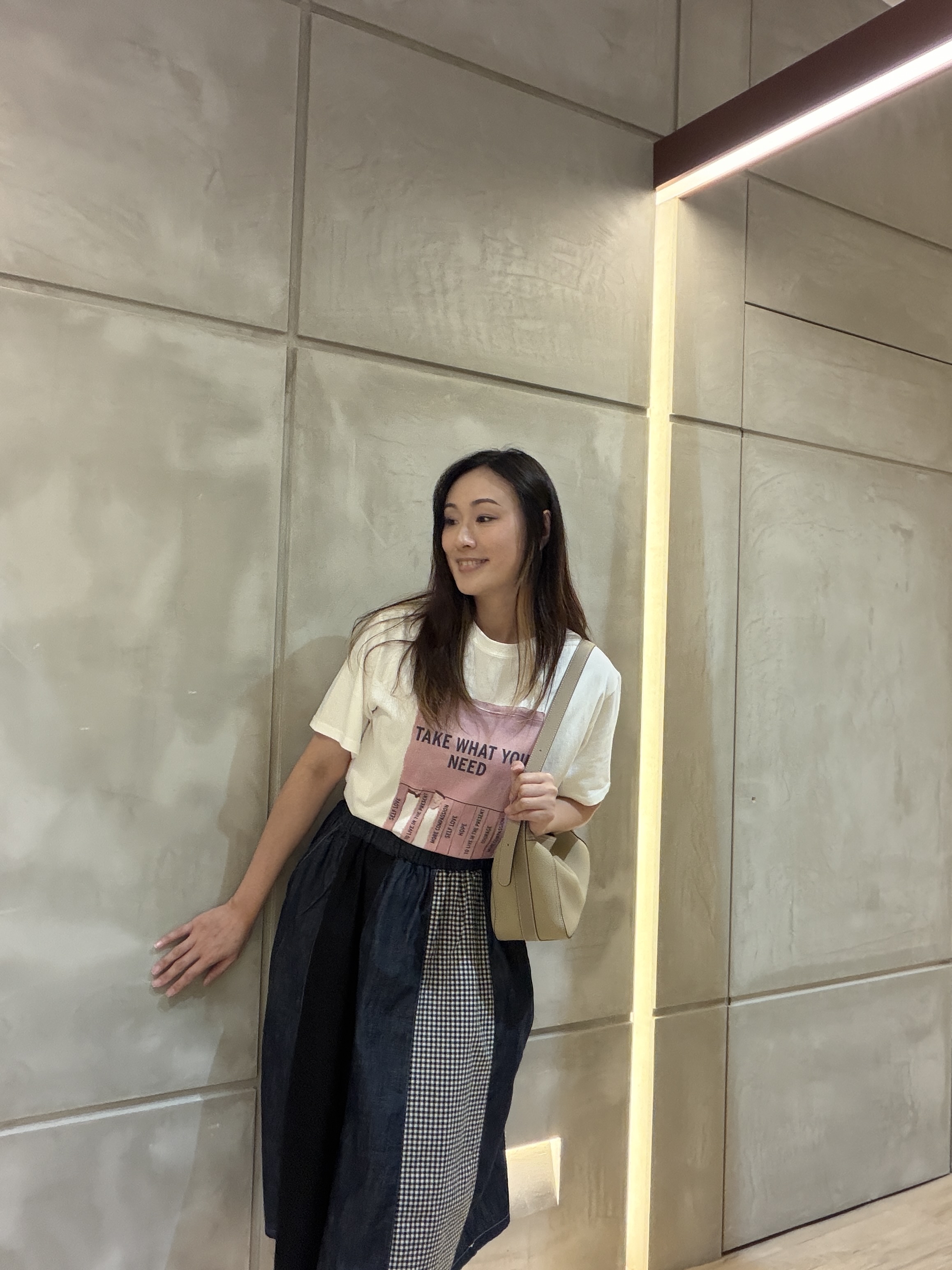 牛仔拼布5分裙