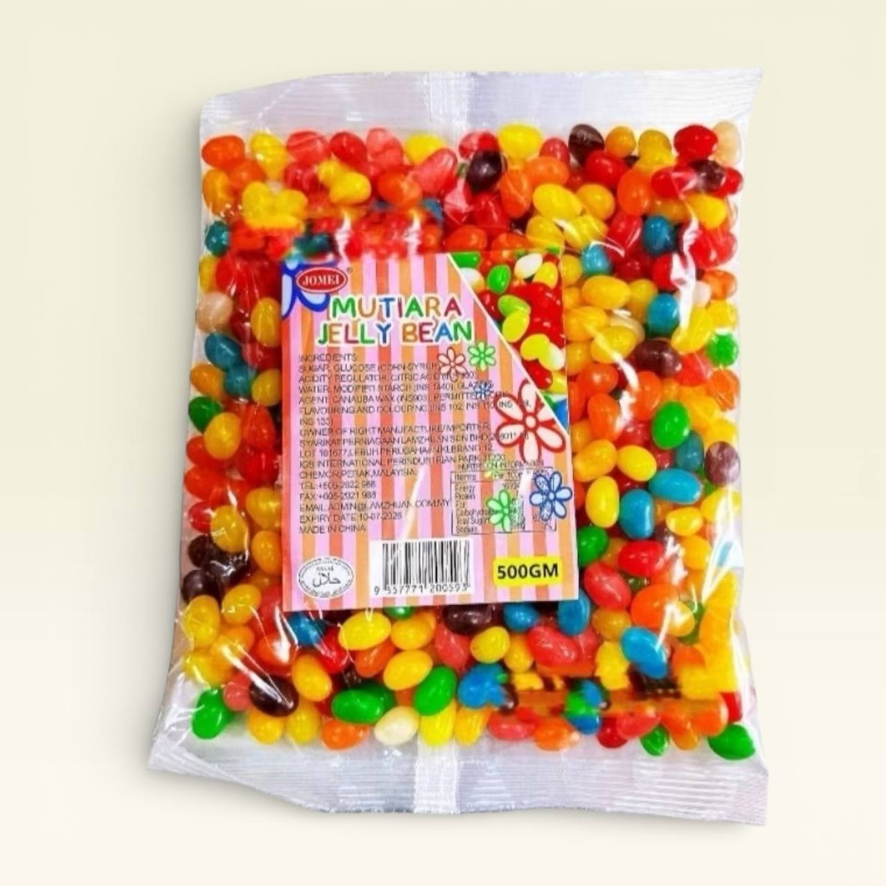 Jomei Mutiara Jelly Bean Candy DIDI 500g