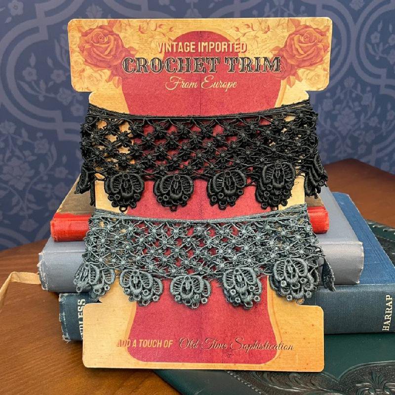 Vintage Imported Crochet Lace Trim - 05/Width 5.5cm