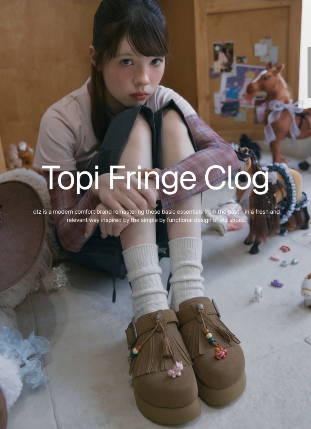 OTZ Topi Fringe Clog 🤎